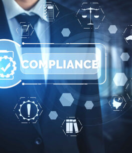 Compliance rule law and regulation graphic interface for business quality policy planning to meet international standard.